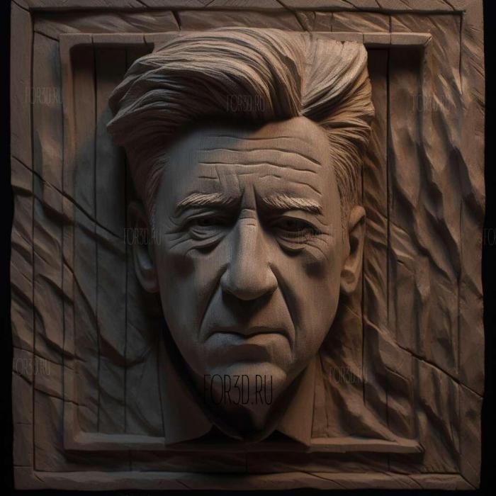 david lynch 3 stl model for CNC